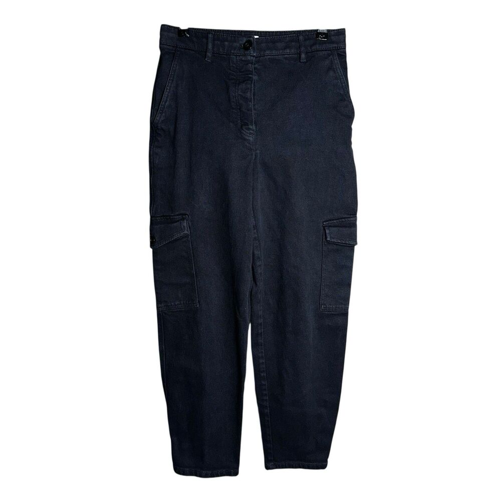 Wilfred Free Black‎ Retro Cargo Pant Women Size 8 | Baggy Barrel Utility Grunge